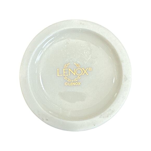 Lenox Gold Rimmed Bluebells and Rosebuds 4.75” Bud  Vase - Picture 10 of 10